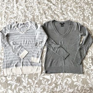 Gray Sweaters Bundle: Gap and New York & Company